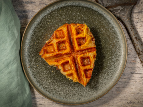 grilled cheese in dash waffle maker