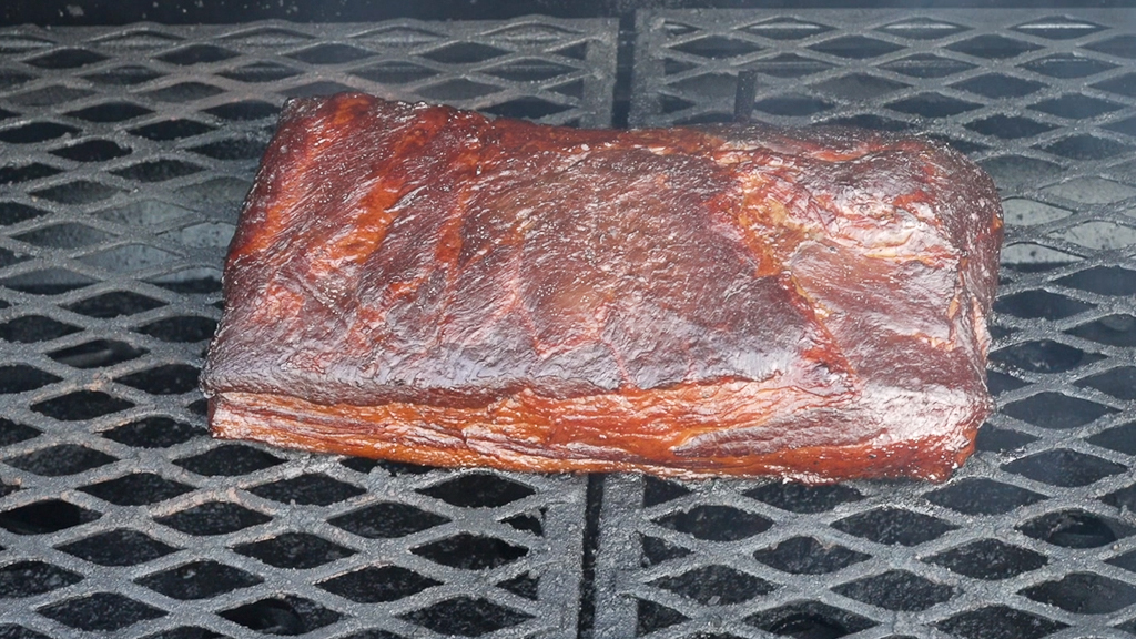 Homemade Applewood Smoked Bacon on the Smoker