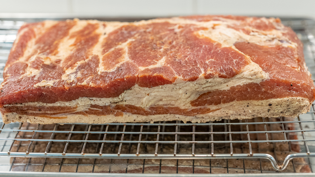 Cured Bacon on Rack 2