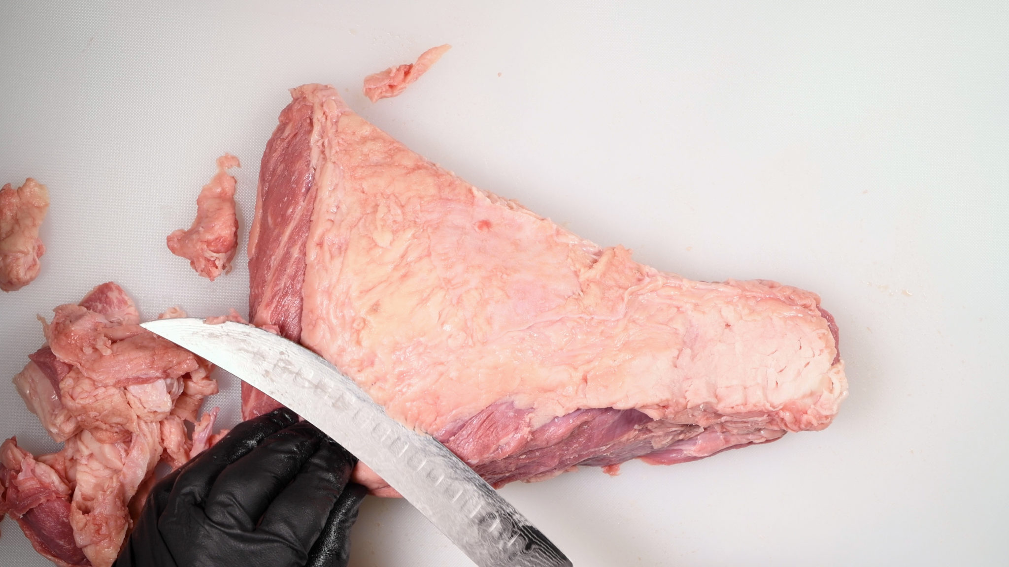 Trim the Excess Fat off the Tri-Tip.