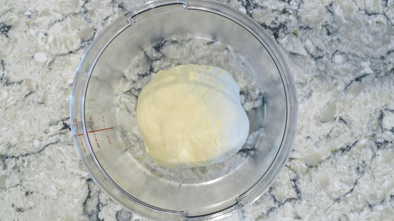 Place the Mixed Dough into a Dough Tub, Cover and Let Rest