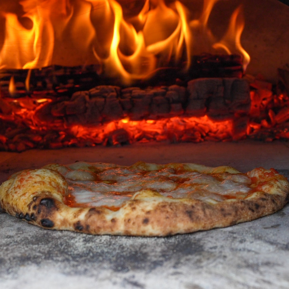 Pizza in a Wood-Fired Oven