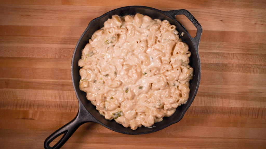 Move Mac & Cheese to a Cast Iron Skillet