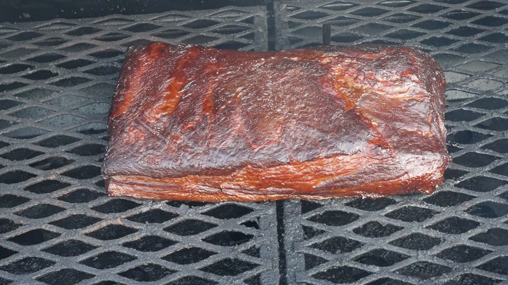 Homemade Applewood Smoked Bacon on the Smoker
