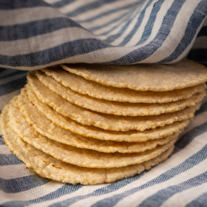 Corn tortillas.