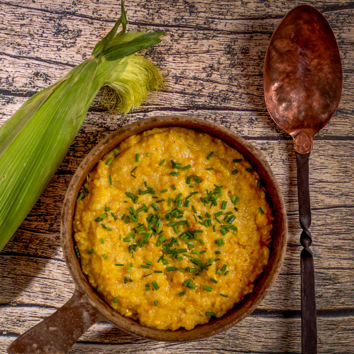 Creamed corn without cream.