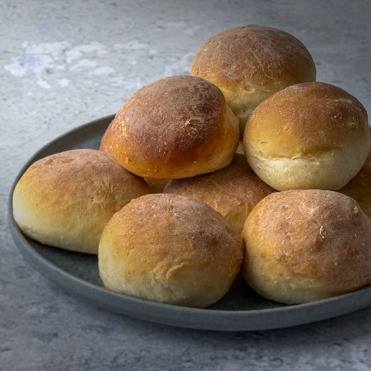 Dill cottage cheese dinner rolls.