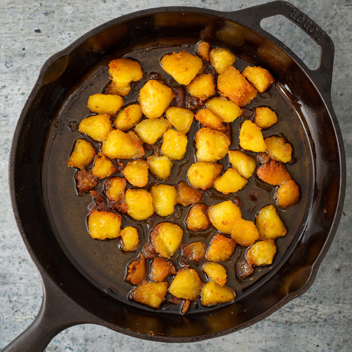 Duck fat potatoes