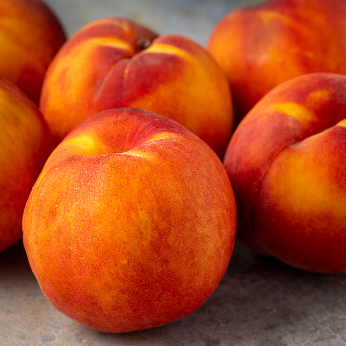 Fresh peaches.