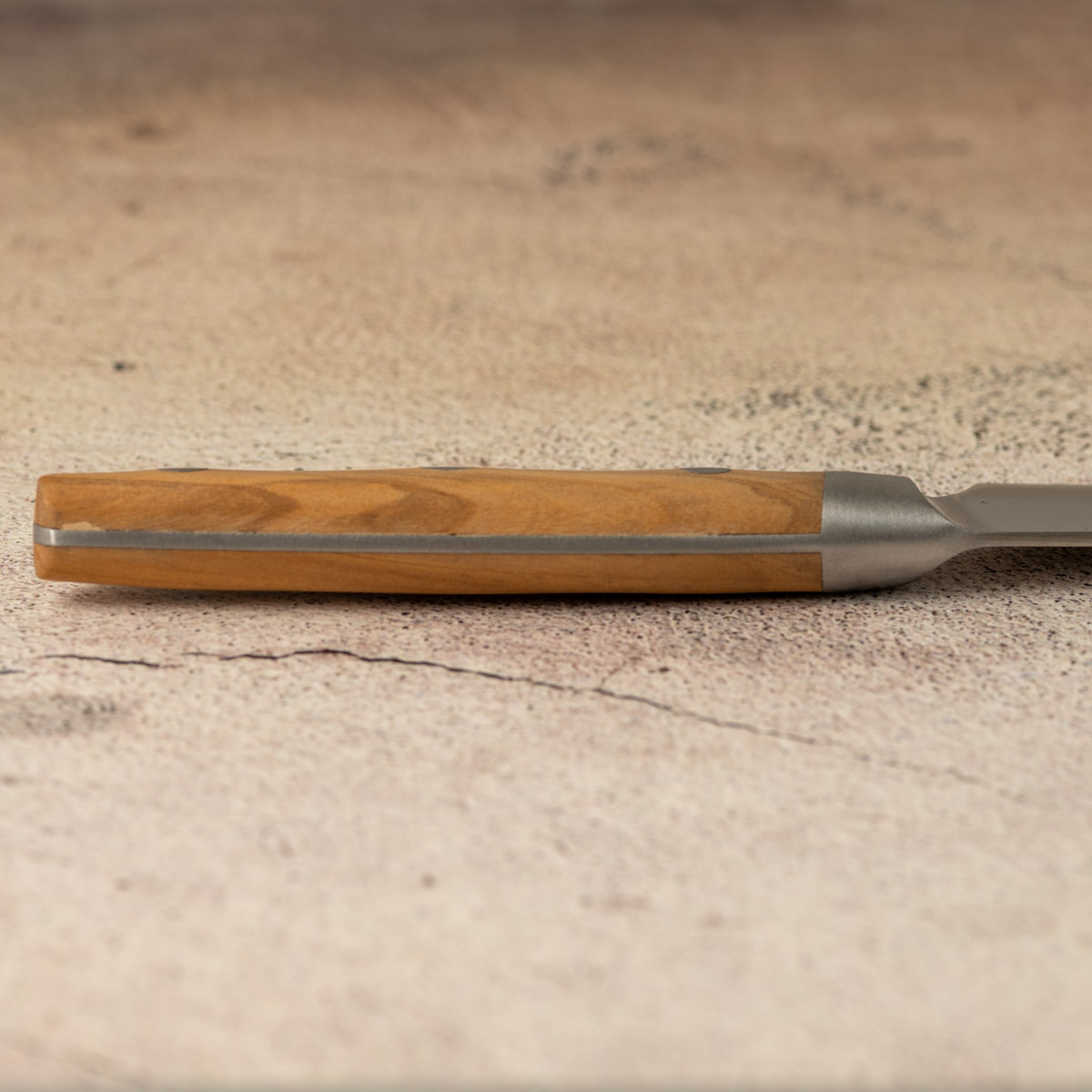 Nakano chef knife with full-tang construction.