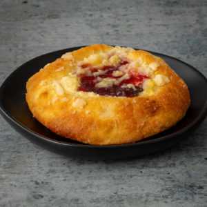 Cream cheese and cherry kolache.