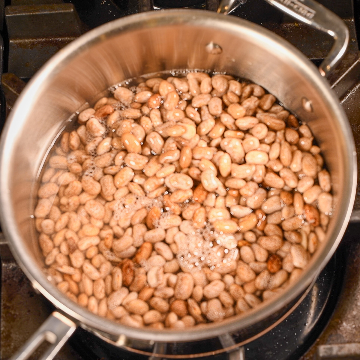 Soak the pinto beans overnight.