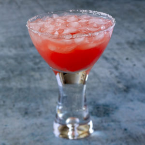 Prickly pear margarita.