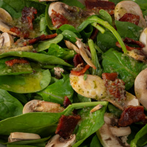 Spinach salad.